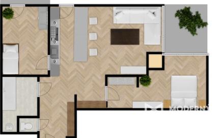 Na predaj 3-izbový byt s terasou Na Zongorke v Trenčíne