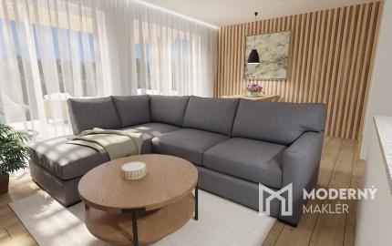 Predaj 4-izbová bytová jednotka v dvojdome v Lehniciach