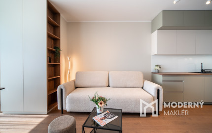 Na prenájom 2-izbový byt so šatníkom v Eurovea Tower – Bratislava