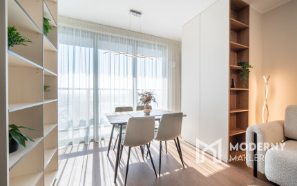 Na prenájom 2-izbový byt so šatníkom v Eurovea Tower – Bratislava