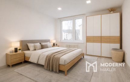 REZERVOVANÉ:Na predaj kompletne zrekonštruovaný 3-izbový byt v Turzovke