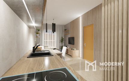 Na predaj investičný 2-izbový apartmán (nebytový priestor) v Bardejove s možnosťou prenosu DPH