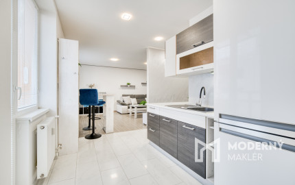 Na prenájom kompletne zariadený 2-izbový byt v centre Malaciek