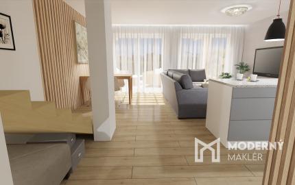 Na predaj 4 izbová bytová jednotka v dvojdome v Lehniciach