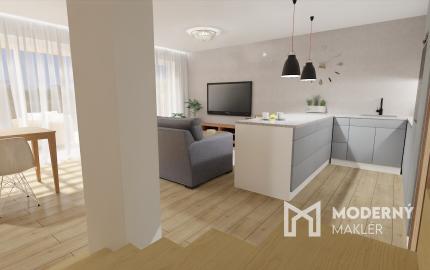 Na predaj 4 izbová bytová jednotka v dvojdome v Lehniciach