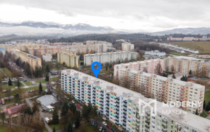 Na predaj 2-izbový byt s loggiou a balkónom v Žiline