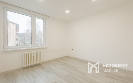 REZERVOVANÉ:Na predaj kompletne zrekonštruovaný 3-izbový byt v Turzovke