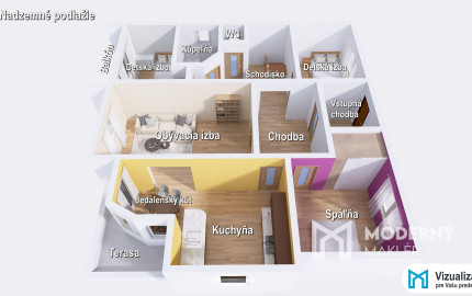 Na predaj veľkorysý 7-izbový rodinný dom v obci Podlužany