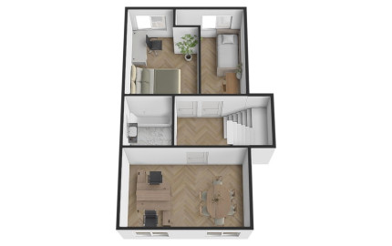 Na predaj dvojpodlažný 4-izbový dom v Malackách