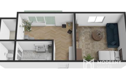 Na predaj 1-izbový byt v Bánovciach nad Bebravou