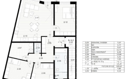 Na predaj moderný 4-izbový byt v novej rezidencii - Bývanie pri mlyne