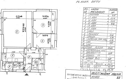 3-izbový byt v "Palušáku", Ružová dolina