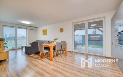 Na predaj príjemný 4-izbový byt so záhradou v Tomášove