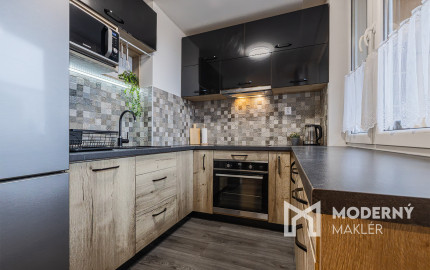 Na prenájom zariadený 1,5-izbový byt s loggiou v Košiciach