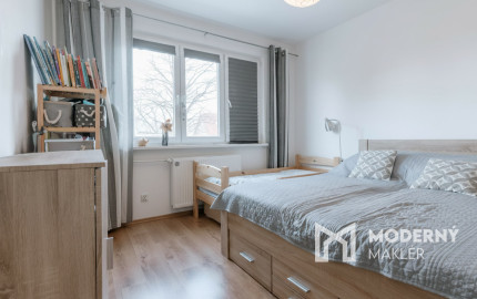 Na prenájom kompletne zariadený 2-izbový byt v centre Martina