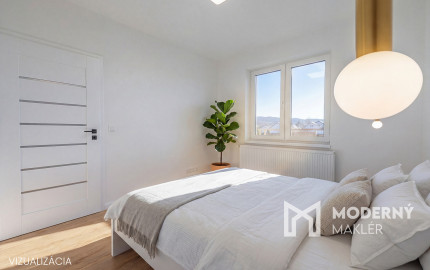 Na predaj zrekonštruovaný 3-izbový byt v obci Malcov