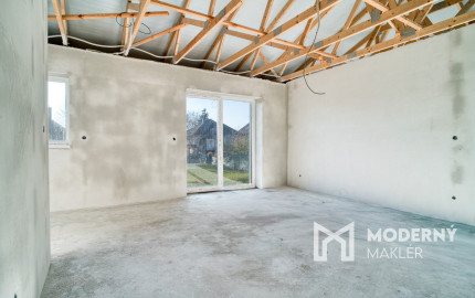 Na predaj 4-izbový rodinný dom TYP DOMU B  v obci Jelka