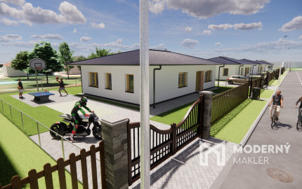 Na predaj 4-izbový rodinný dom TYP DOMU C  v obci Jelka