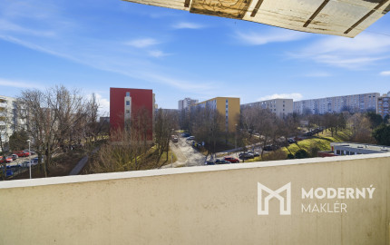 Na predaj slnečný 3,5-izbový byt v Nitre na sídlisku Klokočina