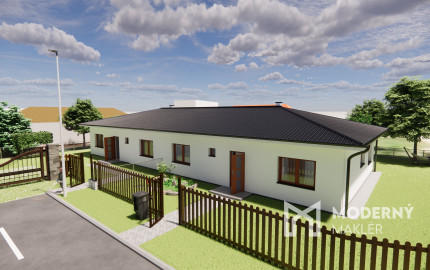 Na predaj 4-izbový rodinný dom TYP DOMU C  v obci Jelka