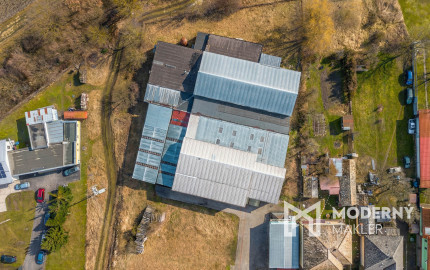 Na predaj výrobná hala s administratívnou časťou pri Lučenci