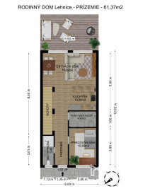 Na predaj novostavba v Lehniciach - časť trojdomu B