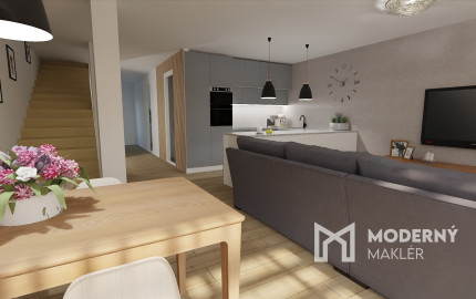 Na predaj novostavba v Lehniciach - časť trojdomu A