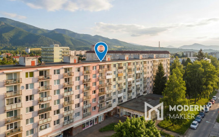 Na predaj veľkometrážny 3-izbový byt v Martine - Priekopa