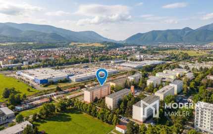 Na predaj 3-izbový byt s veľkou loggiou v Martin-Sever