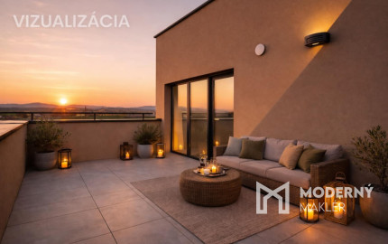 Na predaj 3-izbový byt s terasou v Bánovciach nad Bebravou