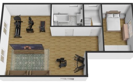 Rozostavaný dom na dokončenie podľa seba s veľkým pozemkom