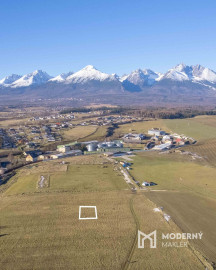Na predaj pozemok s výhľadom na Tatry v obci Mlynica