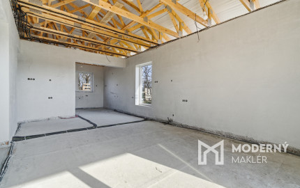 Na predaj rozostavaný rodinný dom v Moste pri Bratislave