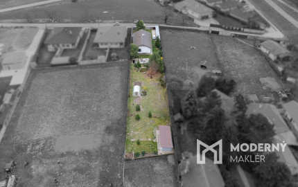 Na predaj rodinný dom s veľkorysým pozemkom v obci Kyselica