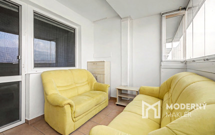 Na predaj 3-izbový byt s veľkou loggiou v Martin-Sever