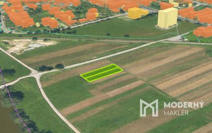 Pozemok vhodný na výstavbu rodinného domu, Sedliacka Dubová