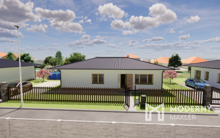 Na predaj 4-izbový bungalov TYP DOMU A  v obci Jelka