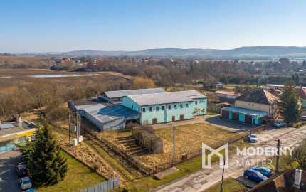 Na predaj výrobná hala s administratívnou časťou pri Lučenci