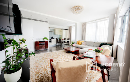 Prenájom - 3i byt s terasou a parkovacím státím v Eurovea