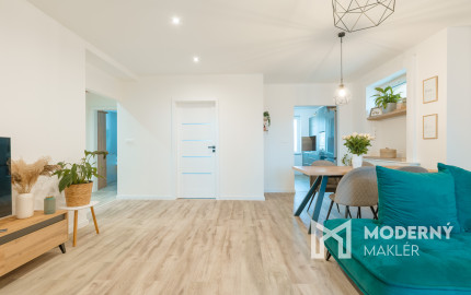 Na predaj kompletne prerobený 3-izbový byt v Trenčíne