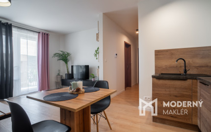 Na prenájom dizajnový 2-izbový byt v bytovom komplexe Bory v Lamači