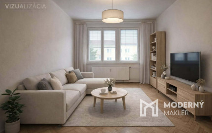 Na predaj 3-izbový byt v pôvodnom stave v Partizánskom