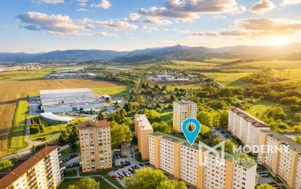 Na predaj prerobený 3-izbový byt s loggiou, Martin-Košúty II