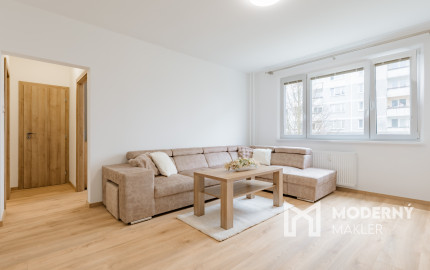 Na prenájom nový a zariadený 2-izbový byt v Žiline