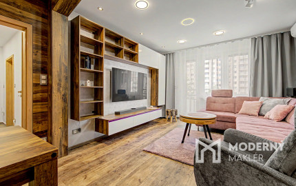 Na predaj prerobený, zariadený 3 izbový byt v Ružinove BA