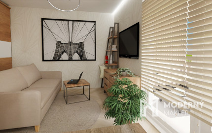 Na predaj investičný zariadený 1-izbový apartmán (nebytový priestor) v Bardejove