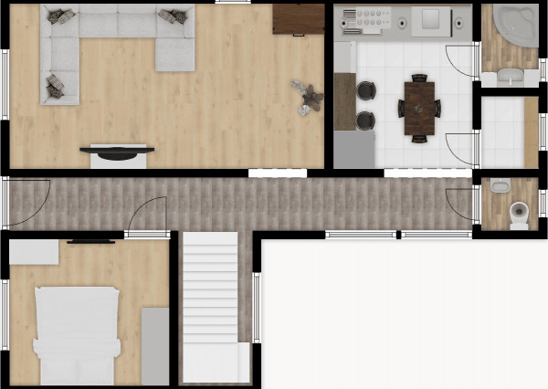 Na predaj priestranný 6-izbový rodinný dom v obci Hrnčiarovce nad Parnou