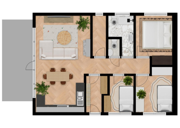 Na predaj rodinný dom v obci Tešedíkovo