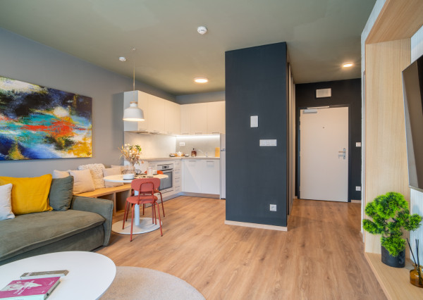 REZERVOVANÉ: Na predaj dizajnový 2-izbový byt v projekte NUPPU