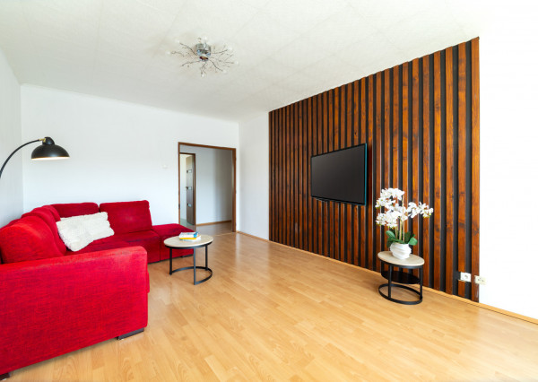 Na predaj čiastočne zariadený 3-izbový byt v Kálnici